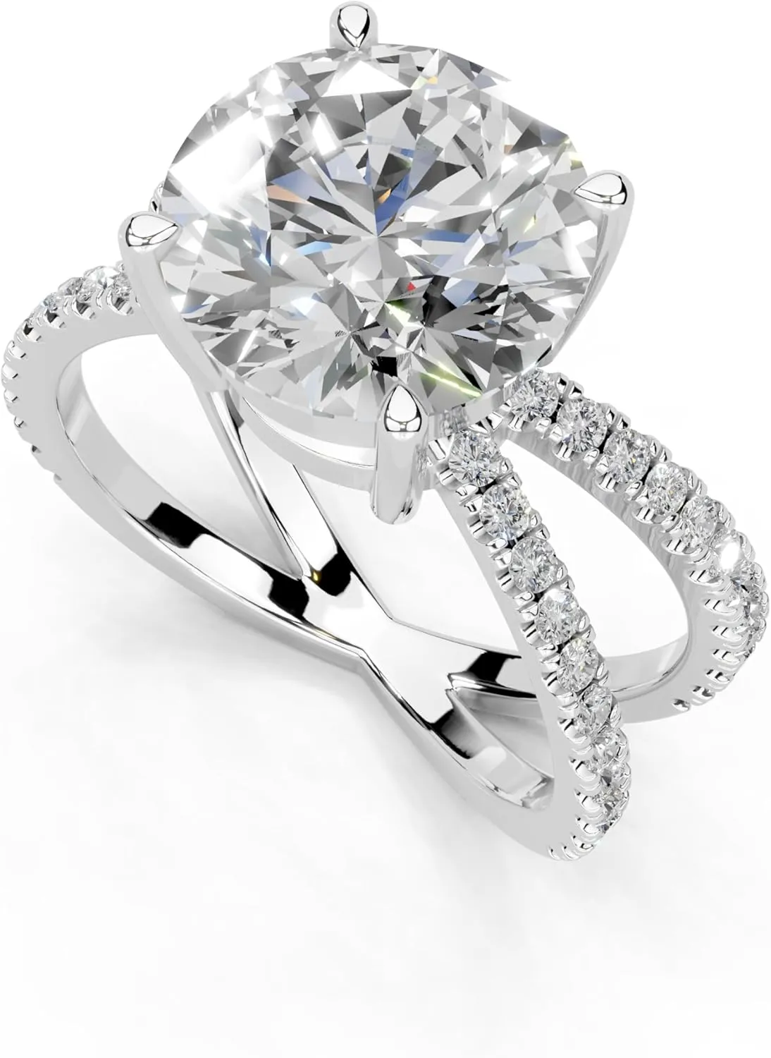 1-3 Carat 14K 18K Gold Platinum Princess Cut 4 Prong Solitaire Lab Grown Diamond Ring, Engagement, Anniversary, Wedding, IGI Certified, Promise Rings for Women (1-3 Ct, F-G Color, VS1-VS2 Clarity)