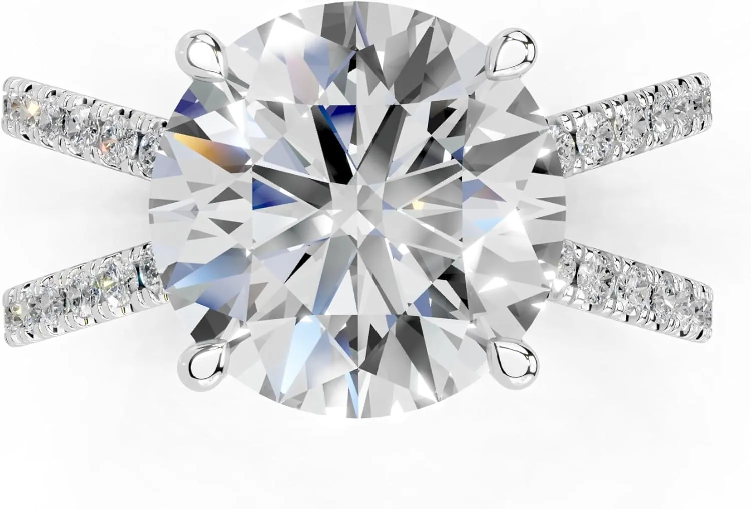 1-3 Carat 14K 18K Gold Platinum Princess Cut 4 Prong Solitaire Lab Grown Diamond Ring, Engagement, Anniversary, Wedding, IGI Certified, Promise Rings for Women (1-3 Ct, F-G Color, VS1-VS2 Clarity)