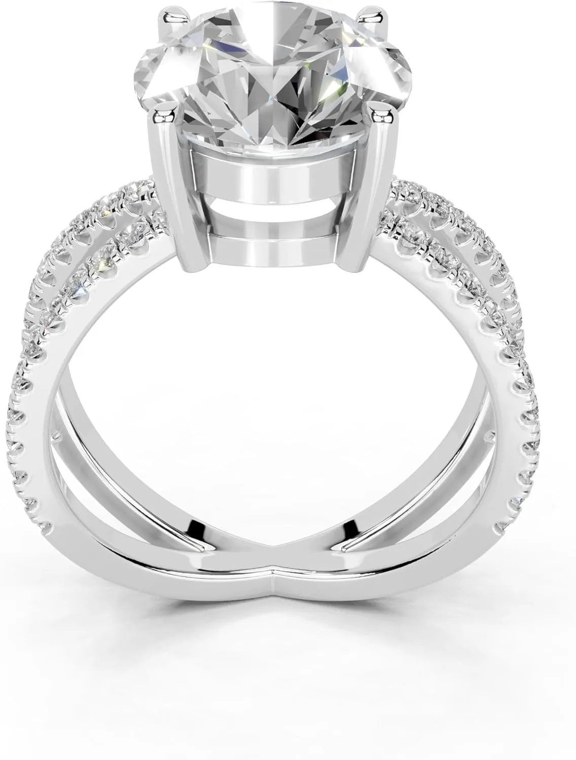 1-3 Carat 14K 18K Gold Platinum Princess Cut 4 Prong Solitaire Lab Grown Diamond Ring, Engagement, Anniversary, Wedding, IGI Certified, Promise Rings for Women (1-3 Ct, F-G Color, VS1-VS2 Clarity)
