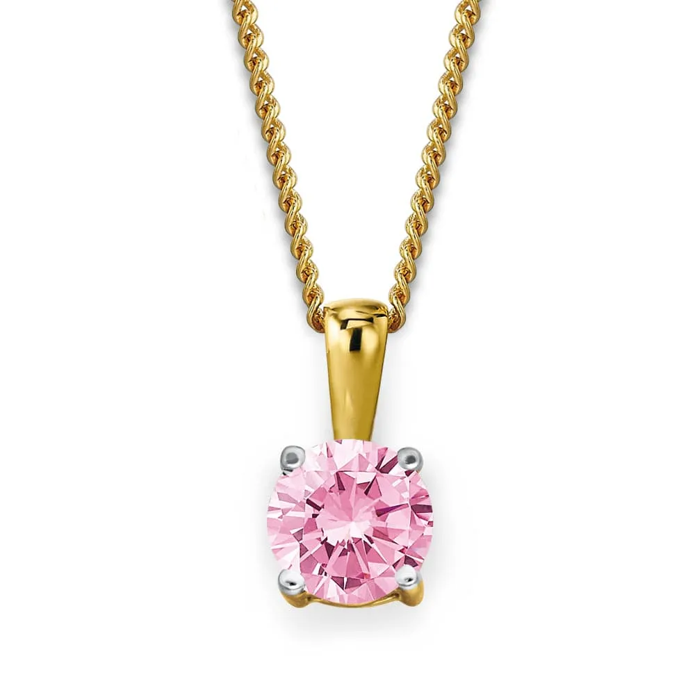 1 ct. Pink Ice Pendant