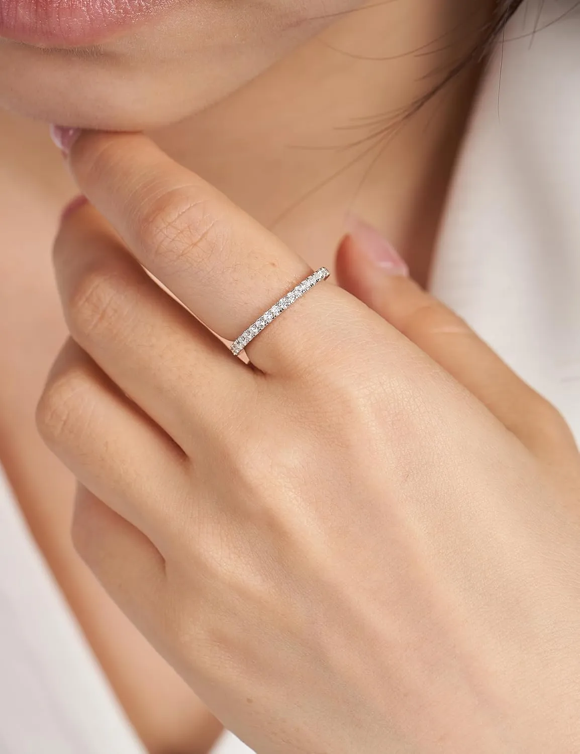 2CT Pear Shaped Engagement Rings for Women Teardrop Sterling Silver Rings with 18K White Gold Plated Cubic Zirconia Wedding Rings for Women Promise Rings for Her