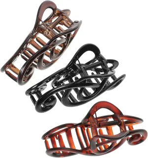 3pcs Cartoon Music Note Non Slip Claw Clips for Versatile Styling for Casual and Formal Occasions Lightweight and Comfortable for All Hair Types