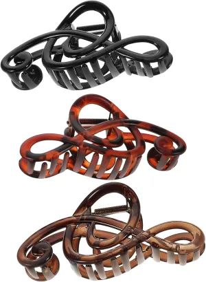 3pcs Stylish Musical Strong Hold Accessories for Thick Thin Hair for Updos and