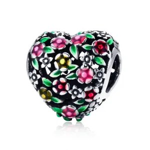 925 Sterling Silver Floral Valley Beads For Diy Bracelets & Necklaces