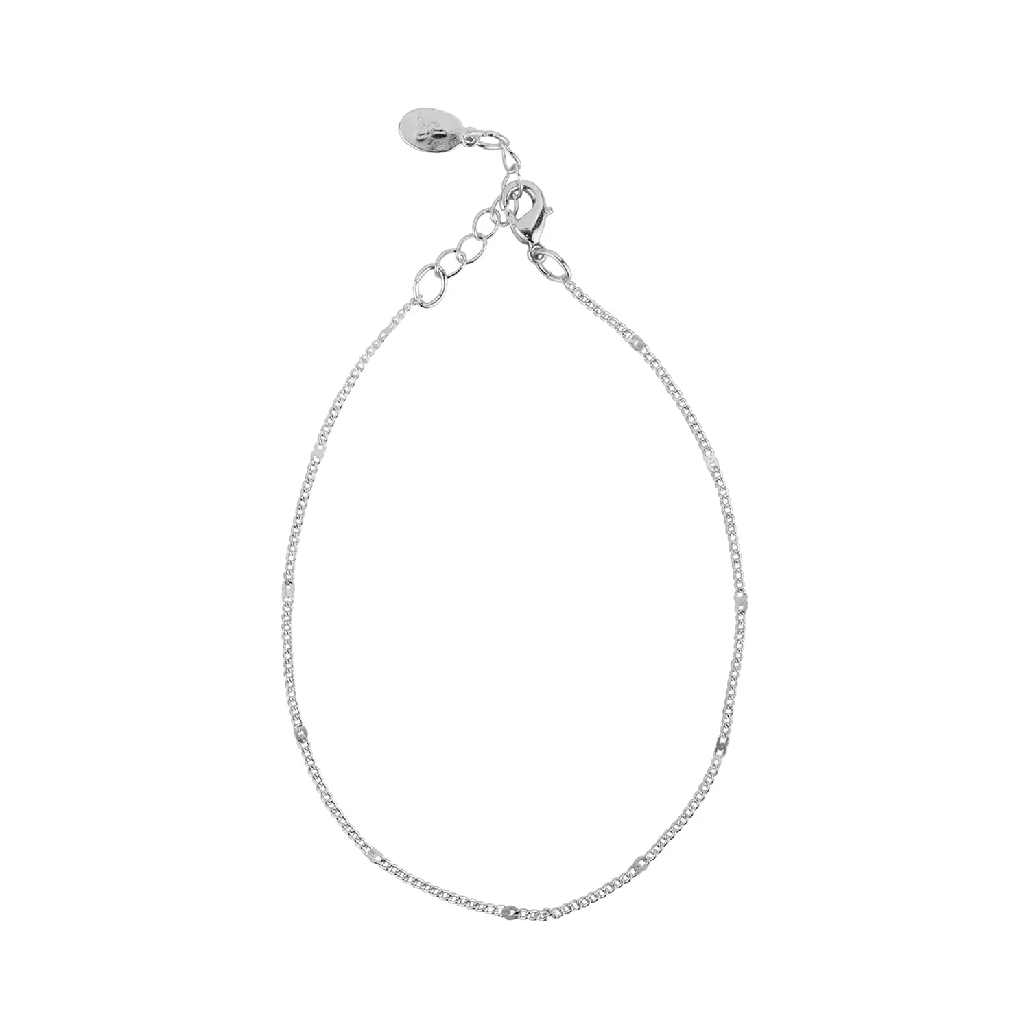 Accessorize London Women'S Silver Set Of 3 Evil Eye & Chain Anklet Pack