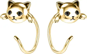 AoedeJ Half Hoop Earrings 925 Sterling Silver Tiny Huggie Hoop Small Comfy Half Hoop C Hoop Earrings for Women
