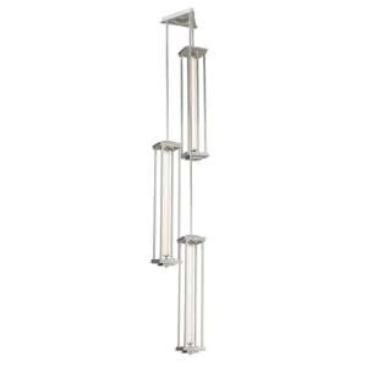 Athena 36 in. Triple Tall LED Pendant Light