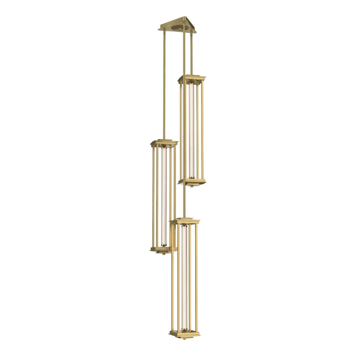 Athena 36 in. Triple Tall LED Pendant Light