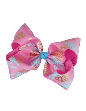 Baby Girls Pineapple Bow Headband Pineapple Hair Clips Pin Pineapple Bow Headwear BBG43 (Bow-B1)