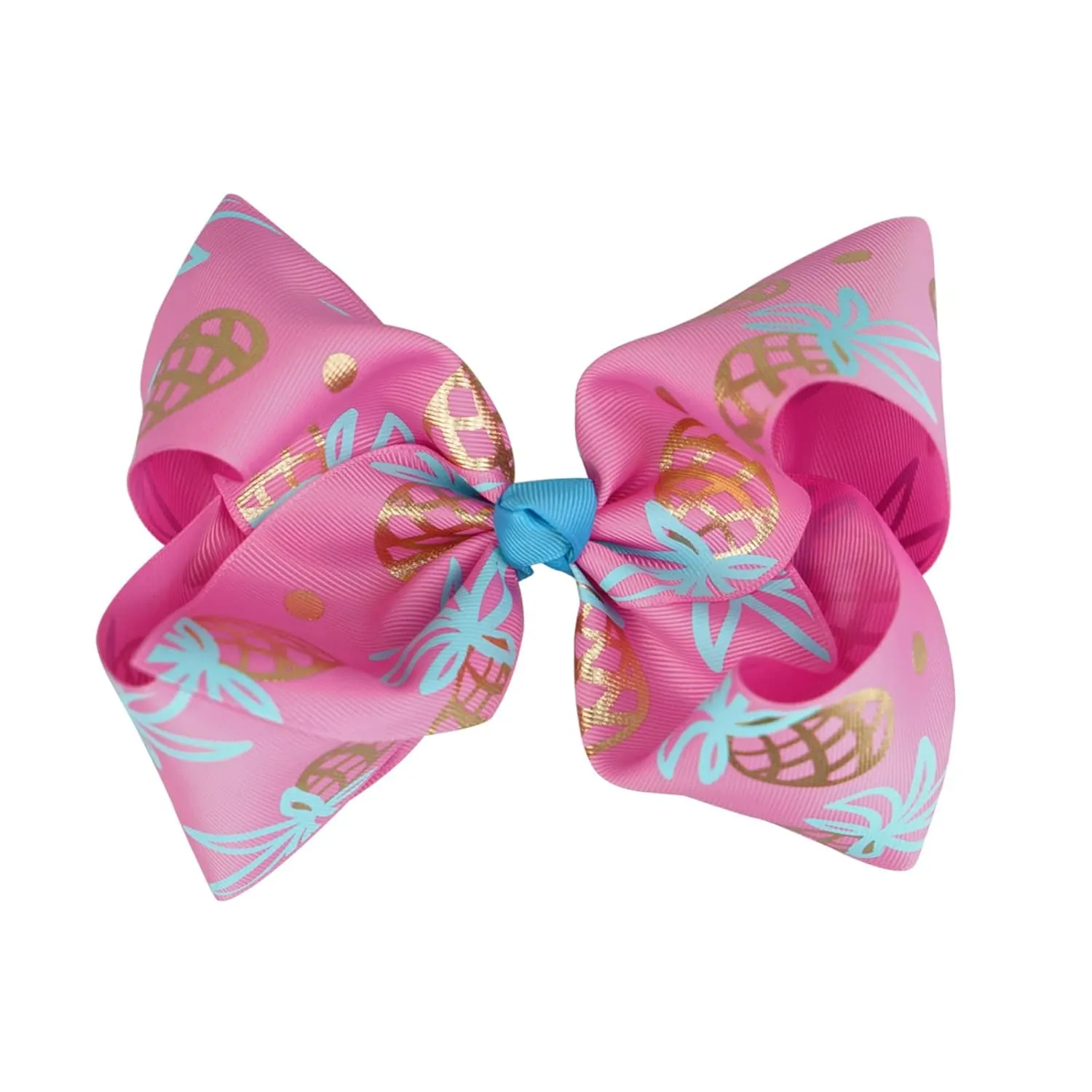 Baby Girls Pineapple Bow Headband Pineapple Hair Clips Pin Pineapple Bow Headwear BBG43 (Bow-B1)