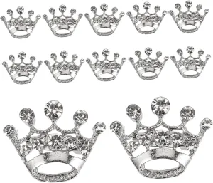 BESTOYARD 60 pcs in bulk bridal brooch dress brooch crystal brooch Tiara brooch for crafts bulk brooches pageant enamel lapel pin embellishments for crafting hair comb bridesmaid crown