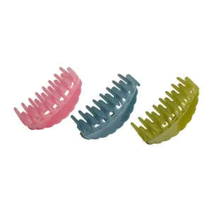 Big-size Imported Rubber Material Butterfly Hair Clips For Women (Multi Colour)