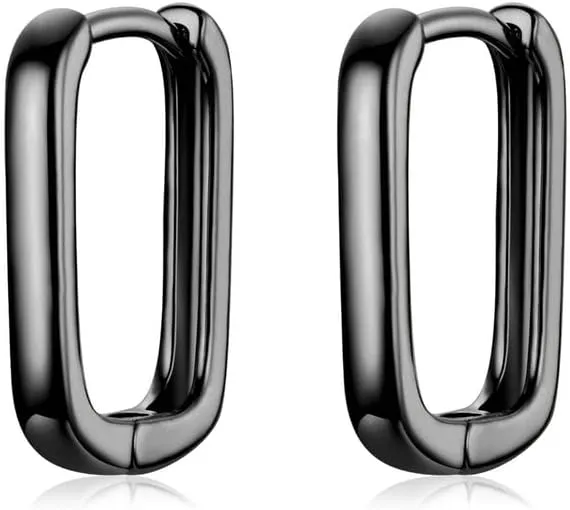 BISAER 925 Sterling Silver Cute Hoop Earrings for Women Hypoallergenic Small Sleeper Tragus Hoop Earrings Cartilage Jewelry Gifts