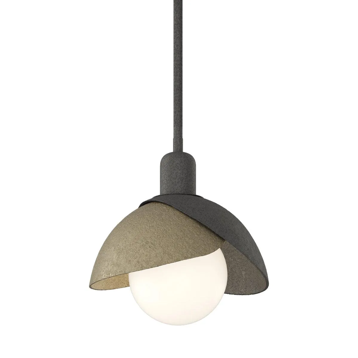 Brooklyn 9 in. Pendant Light Natural Iron Finish