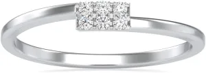 Certified Anniversary Ring Studded with 6 Round Natural Diamond in 14k White/Yellow/Rose Gold Wedding Band Ring for Women | Couple Promise Ring for Her | Wedding Jewelry (0.06 Cttw, IJ-SI)