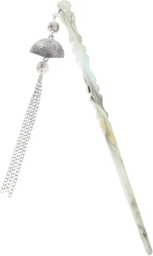 Chinese Style Hair Stick Pins with Tassel Handmade Retro Accessory for Hanfu Qipao Traditional Gatherings Lightweight Comfort for Weddings Parties