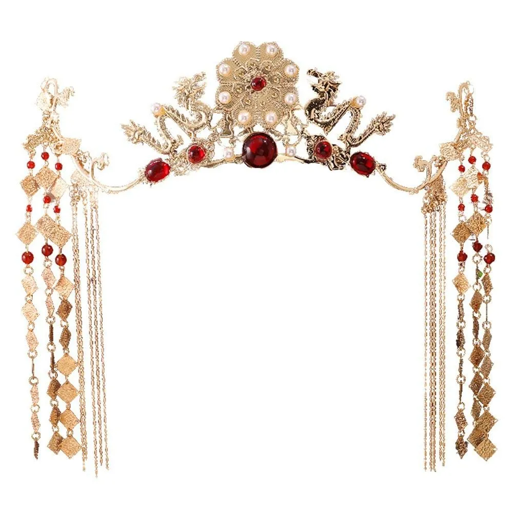 Chinese Style Retro Flower Tassel Hair Stick For Children Girl Step Shake Hair Fork Hanfu Headdress Ancient Style Costume Props Hair Accessories