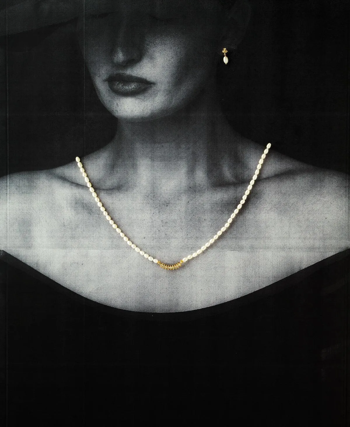 Classic Real Pearl Necklace Set