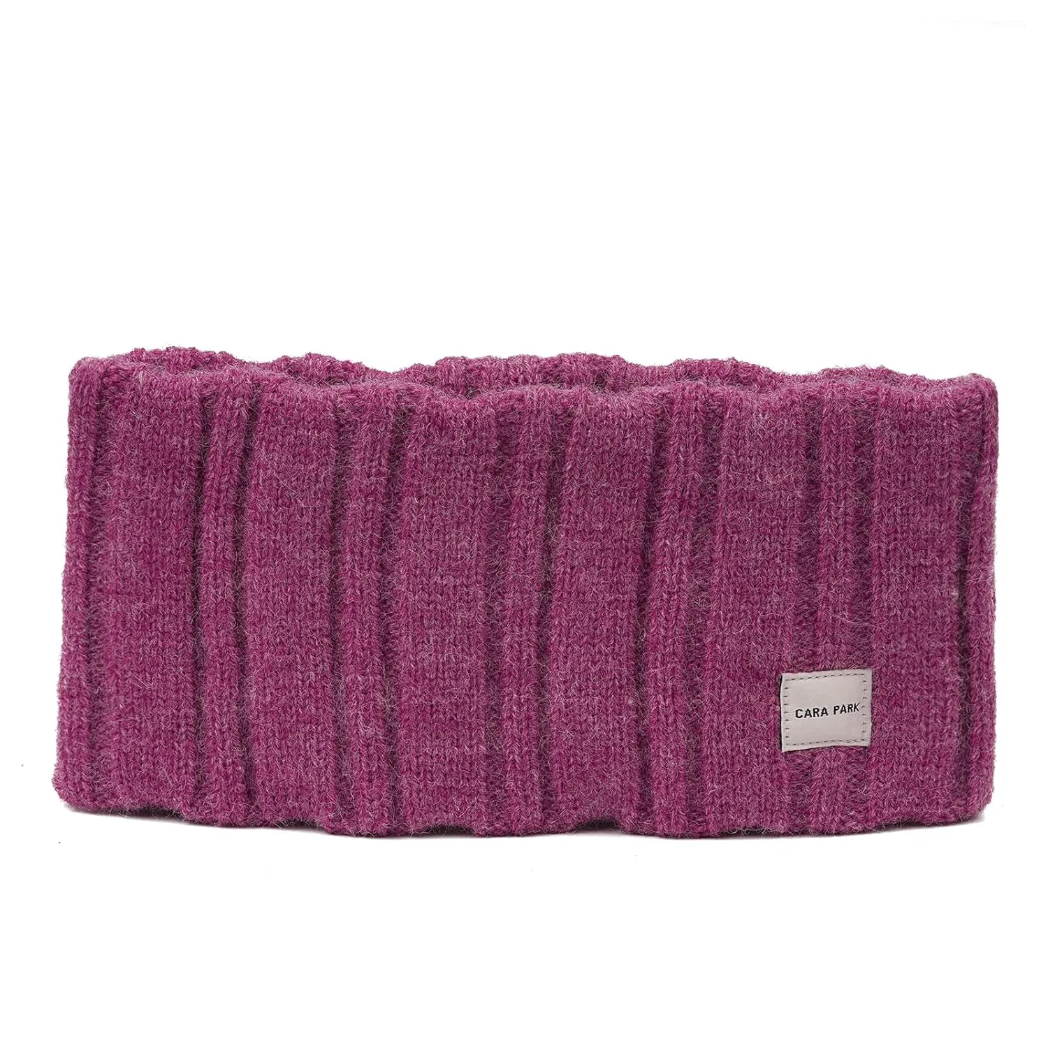 Croogo Winter Knitted Headband Chic Hair Scrunchies Trendy Hair Accessories Head Wrap Soft Ear Warmers Hairband,Rose Red-FD07