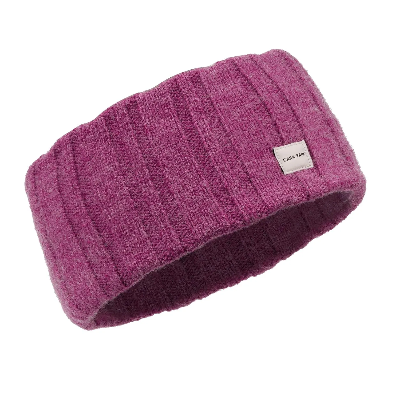Croogo Winter Knitted Headband Chic Hair Scrunchies Trendy Hair Accessories Head Wrap Soft Ear Warmers Hairband,Rose Red-FD07