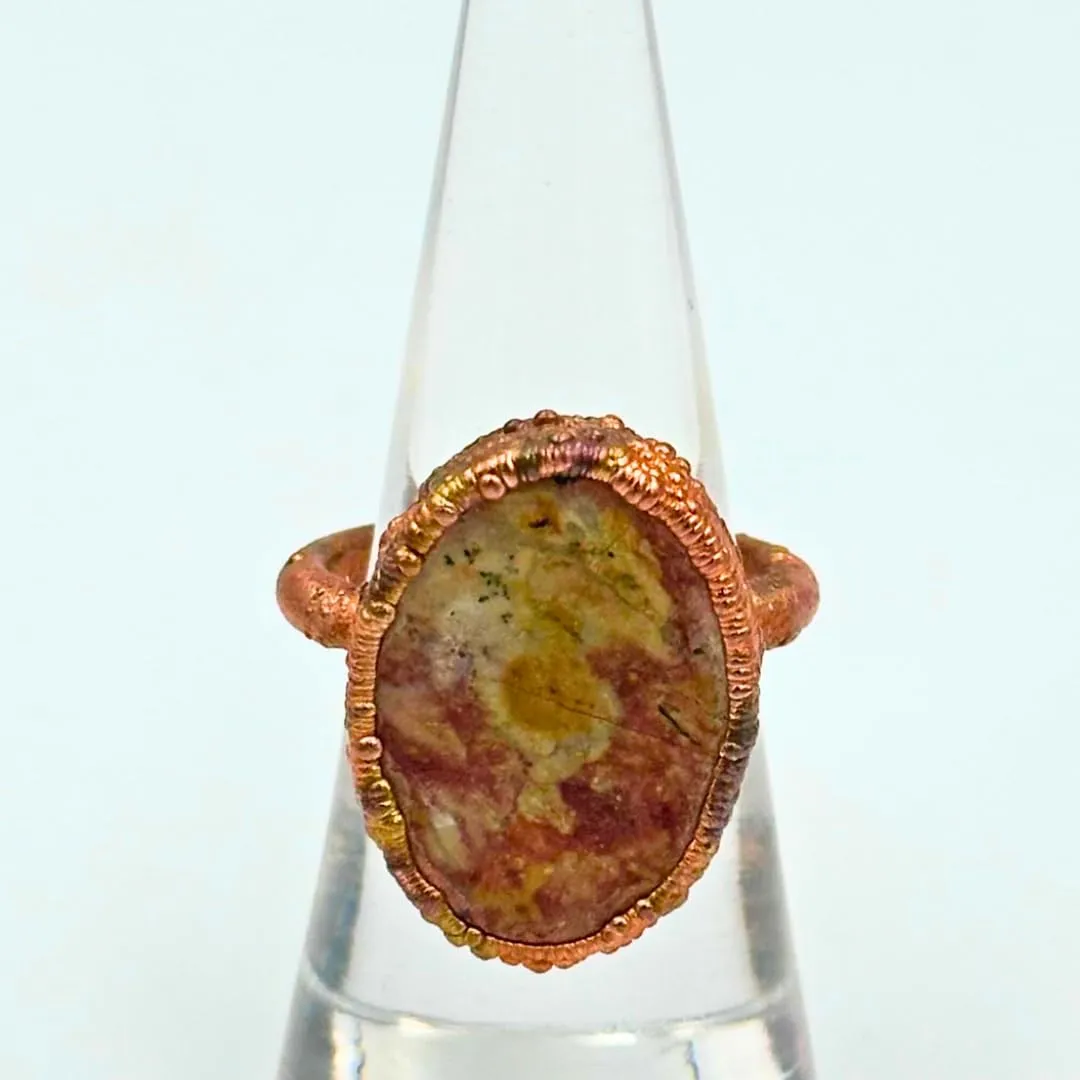 Crystal Joys Electroformed Copper Gemstone Rings