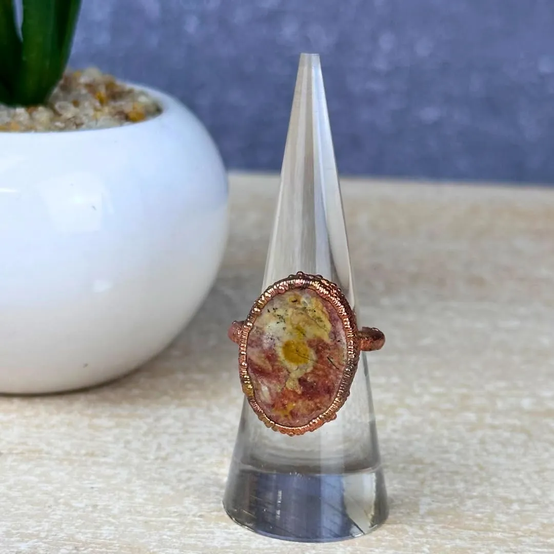 Crystal Joys Electroformed Copper Gemstone Rings