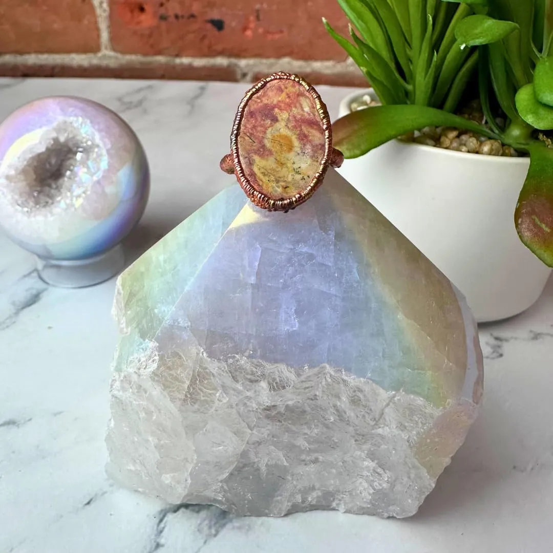Crystal Joys Electroformed Copper Gemstone Rings