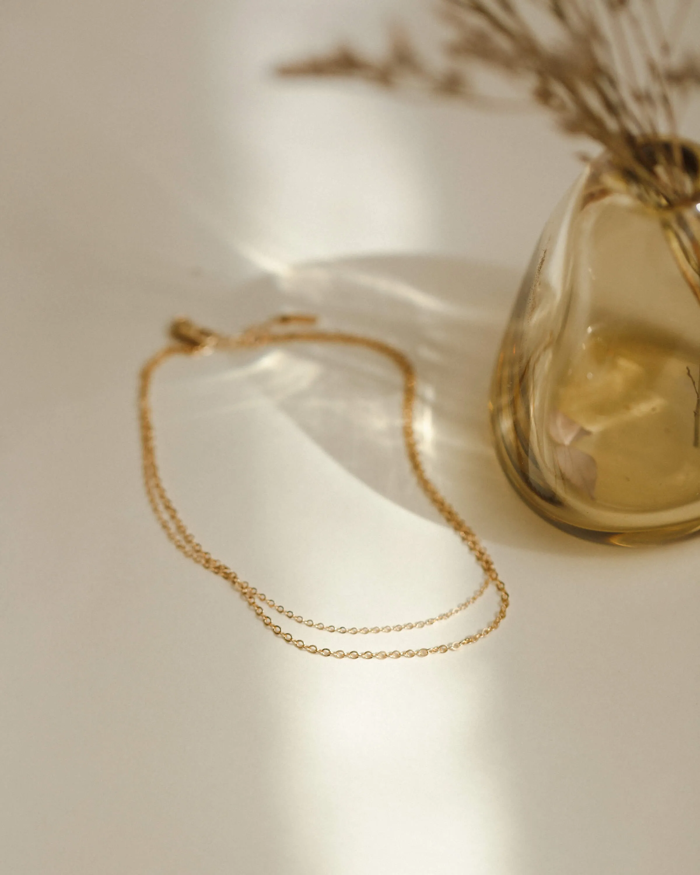 Double Cable Chain Anklet