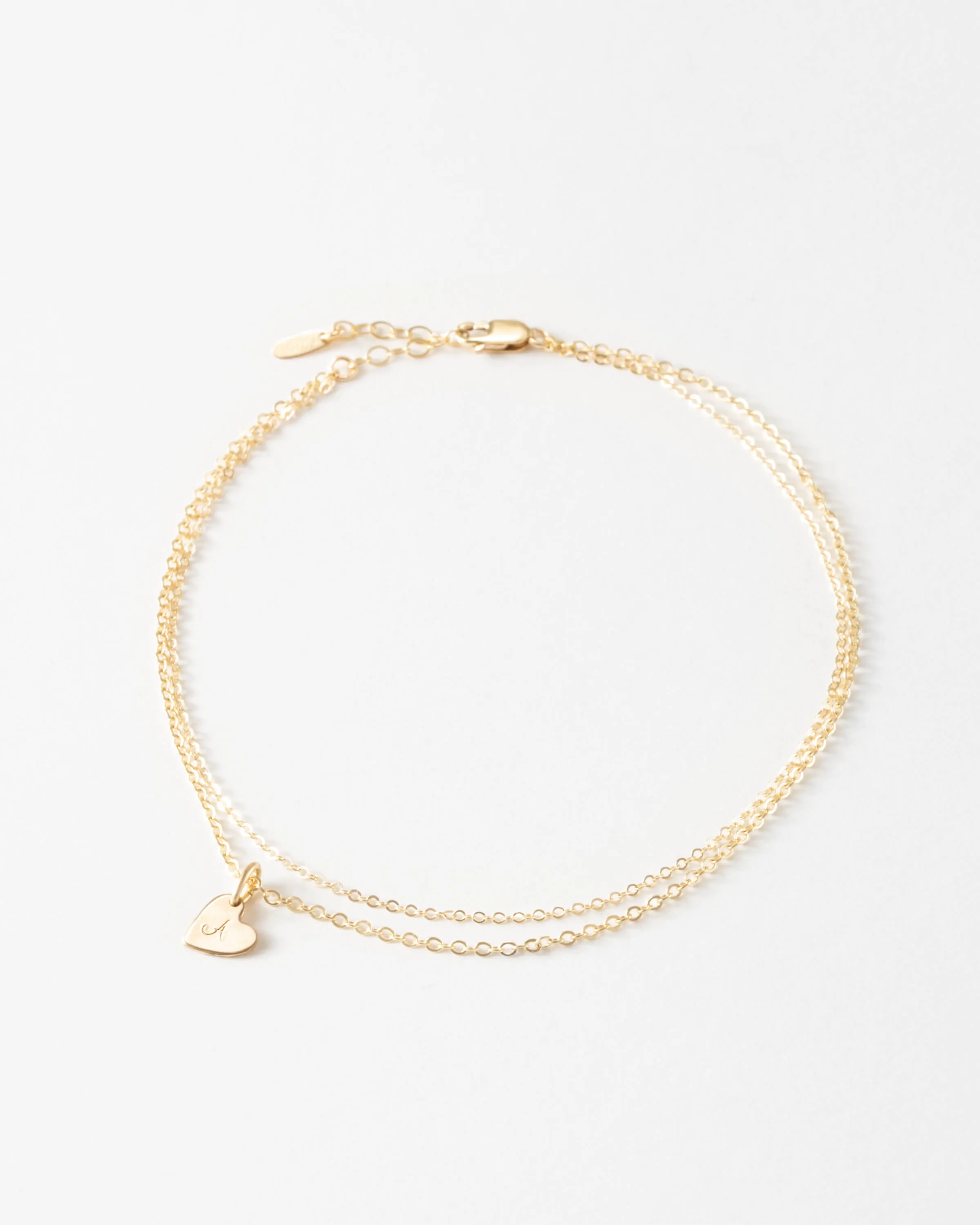 Double Cable Chain Anklet
