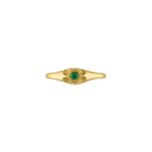 Emerald Rosette Souvenir Ring