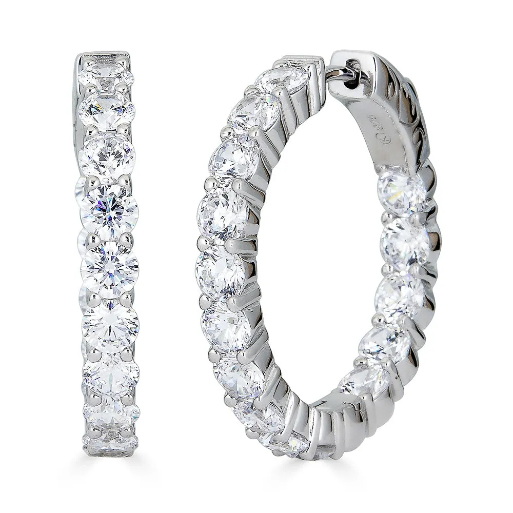 ETERNITY 4MM CZ SMALL HOOP