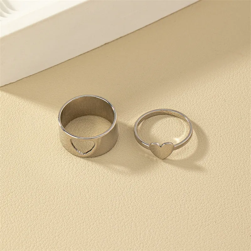 Exquisite European and American Love Rings Set - Vienna Verve Collection