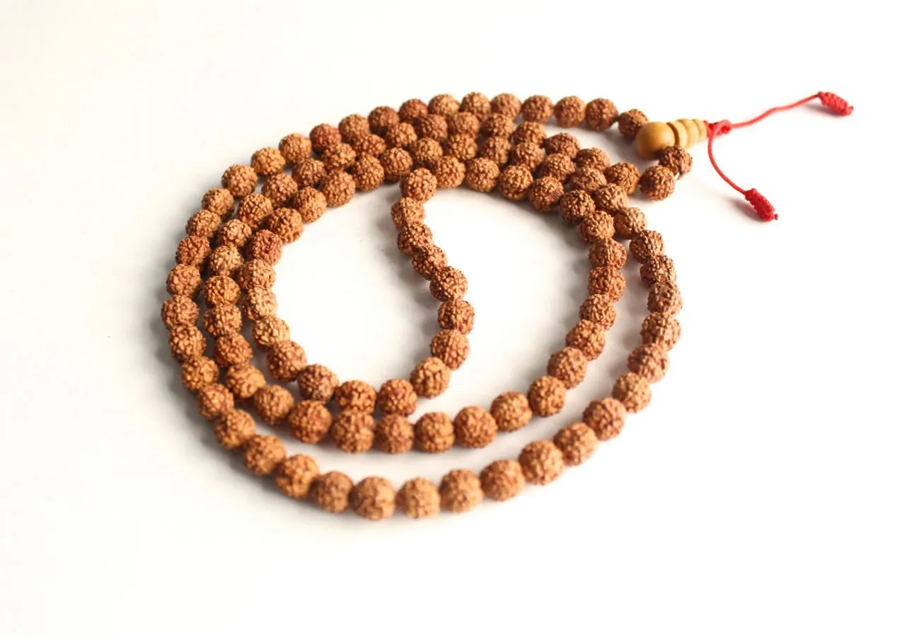 Five Mukhi 8 mm Rudrakshya Prayer Mala