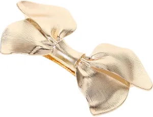 FRCOLOR Large Bow Hair Clips for Women Elegant Alligator Hair Barrettes Versatile Metal Ponytail Holders for Updos Buns Timeless Design for Any Occasion