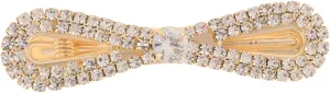 FRCOLOR Rhinestone Duckbill Hair Clips for Women Fancy Bow Hair Accessories with Sparkling Zirconia Bling Duck Bill Hair Ornaments for Everyday and Special Occasions