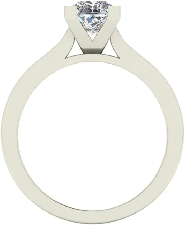 Glitz Design Engagement Rings Princess cut Diamond Rings for women 14K Gold 1.00 carat t.w.