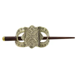 Gorgeous Design Bun Sticks Hand Craved Clips Barrettes Hair Accessory
