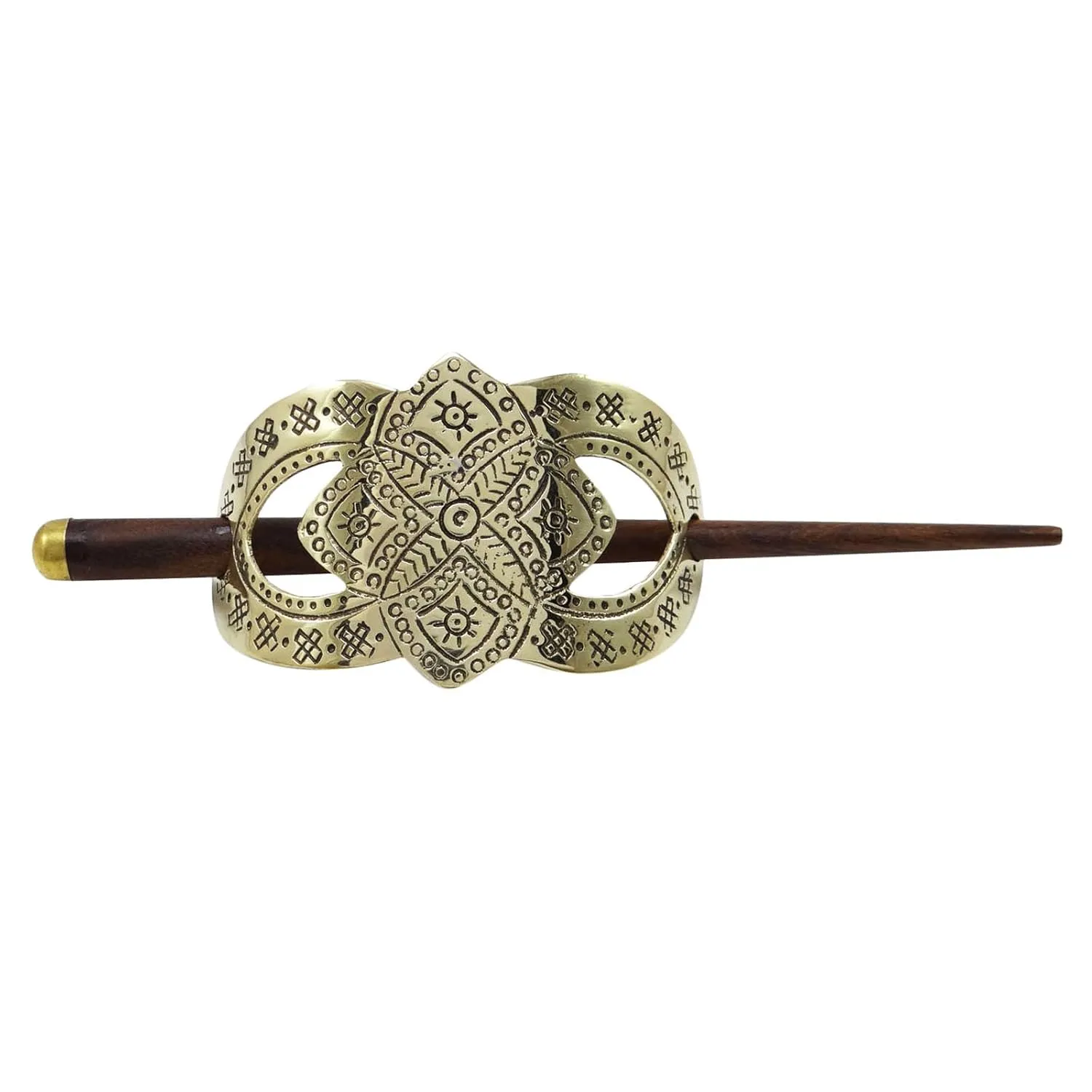 Gorgeous Design Bun Sticks Hand Craved Clips Barrettes Hair Accessory