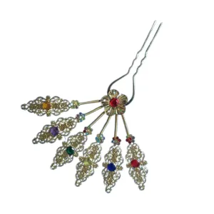 Hair Sticks Handmade Metal Hair Clip Shawl Hair Pins Hair Forks Ancient Headpiece Gift