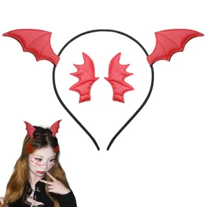 Halloween Headband for Party Cosplay Hair Clip Headbands for Women Non Slip Fine Hair Punk Goth Hair Accessories for Girls Bats Hair Clips Hairband Costume Halloween Decorations Party Set