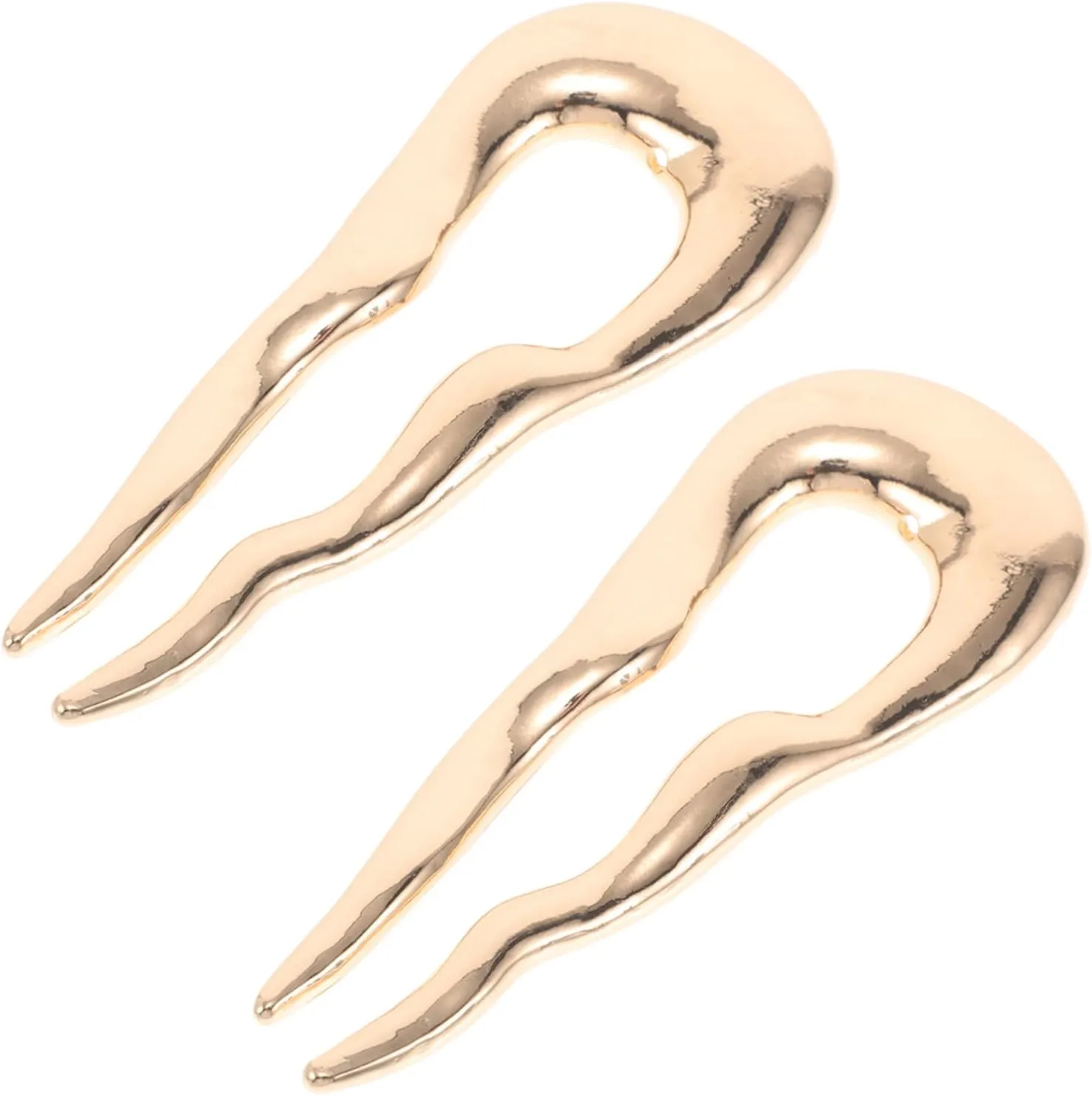 Homoyoyo 2pcs French Style Updo Hair Pins Durable Chignon Sticks Bun Holders for Women Effortless Hairstyling Accessories Fashionable for Elegant Looks