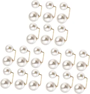 Homoyoyo Sets Pearl Buttons Dress Pins Shawl Button Women Safety Pins Collar Skirt Pcs