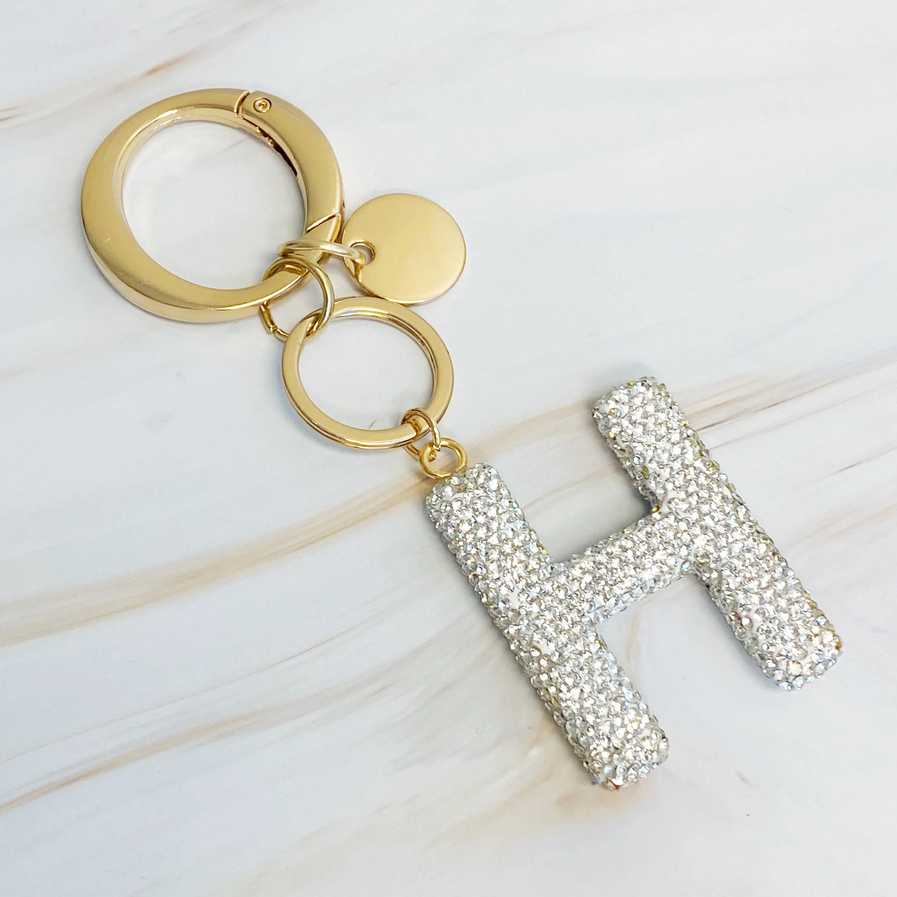 It Girl Glam Initial Key Chain