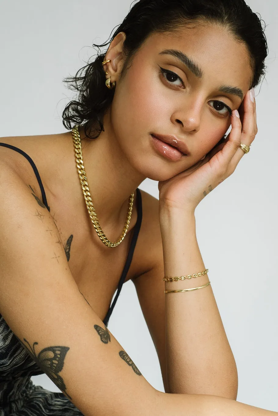 Jane Hoops - Gold Vermeil