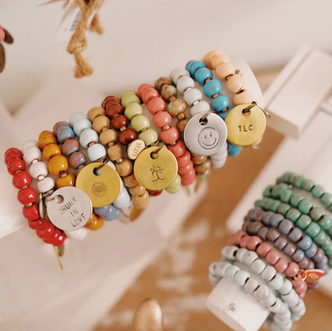 Just Peachy Inspiration Charm Bracelet