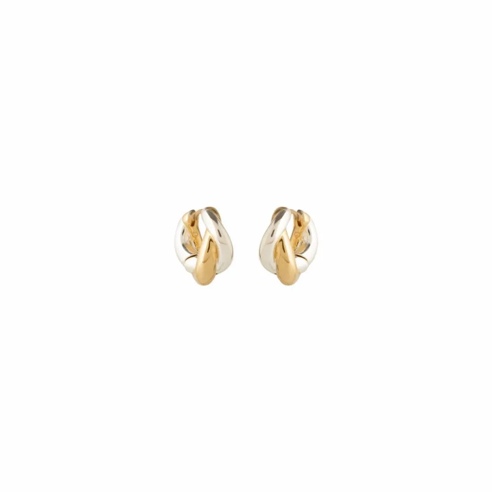 Mignonne Gavigan Bleecker Hoops in Gold/Silver