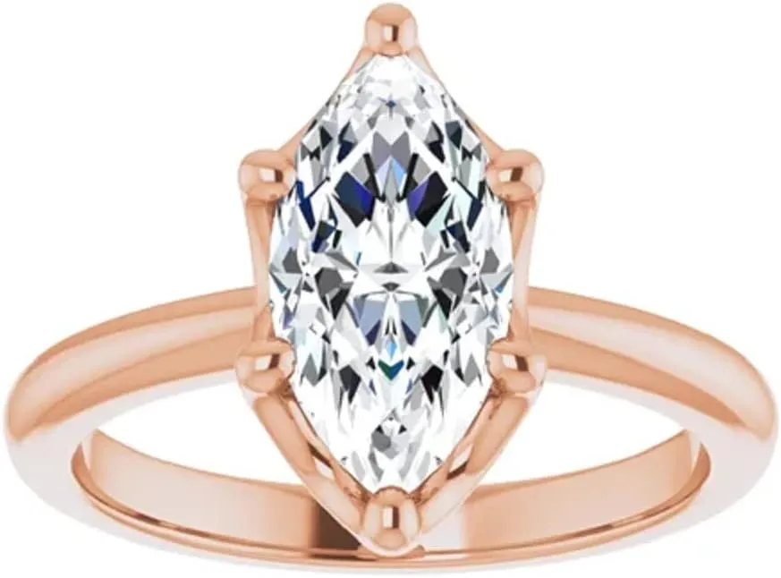 Moissanite Eternity Stackable Engagement Rings, 6CT Center, Colorless VVS1 Clarity, 925 Sterling Silver, Wedding/Promise Rings Set