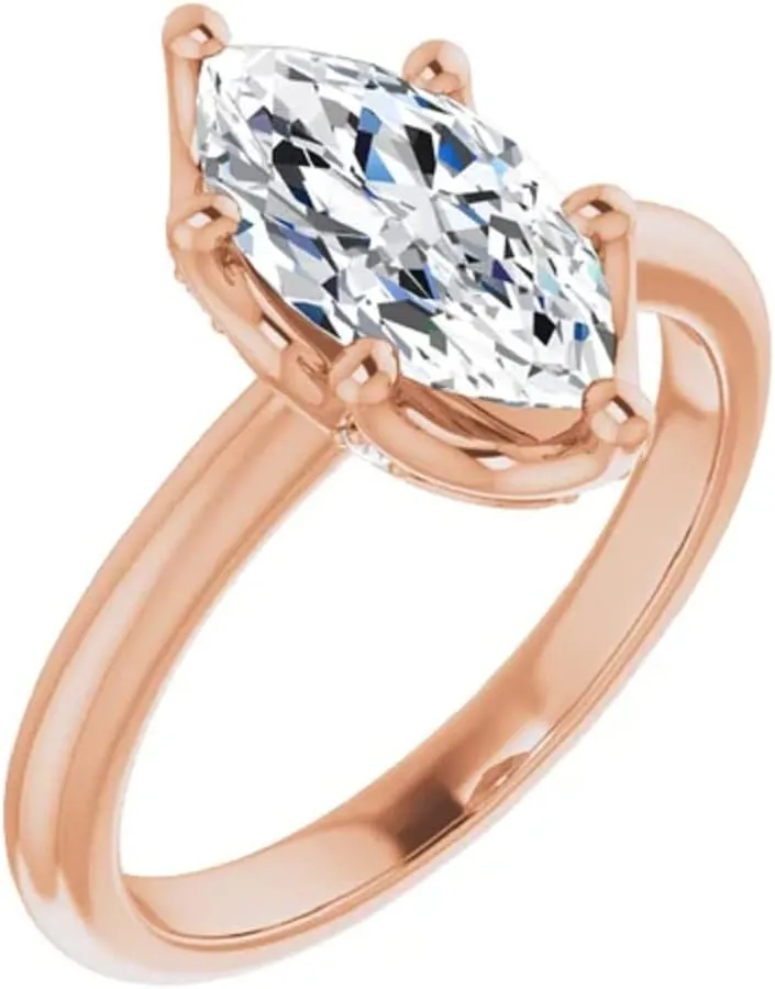 Moissanite Eternity Stackable Engagement Rings, 6CT Center, Colorless VVS1 Clarity, 925 Sterling Silver, Wedding/Promise Rings Set