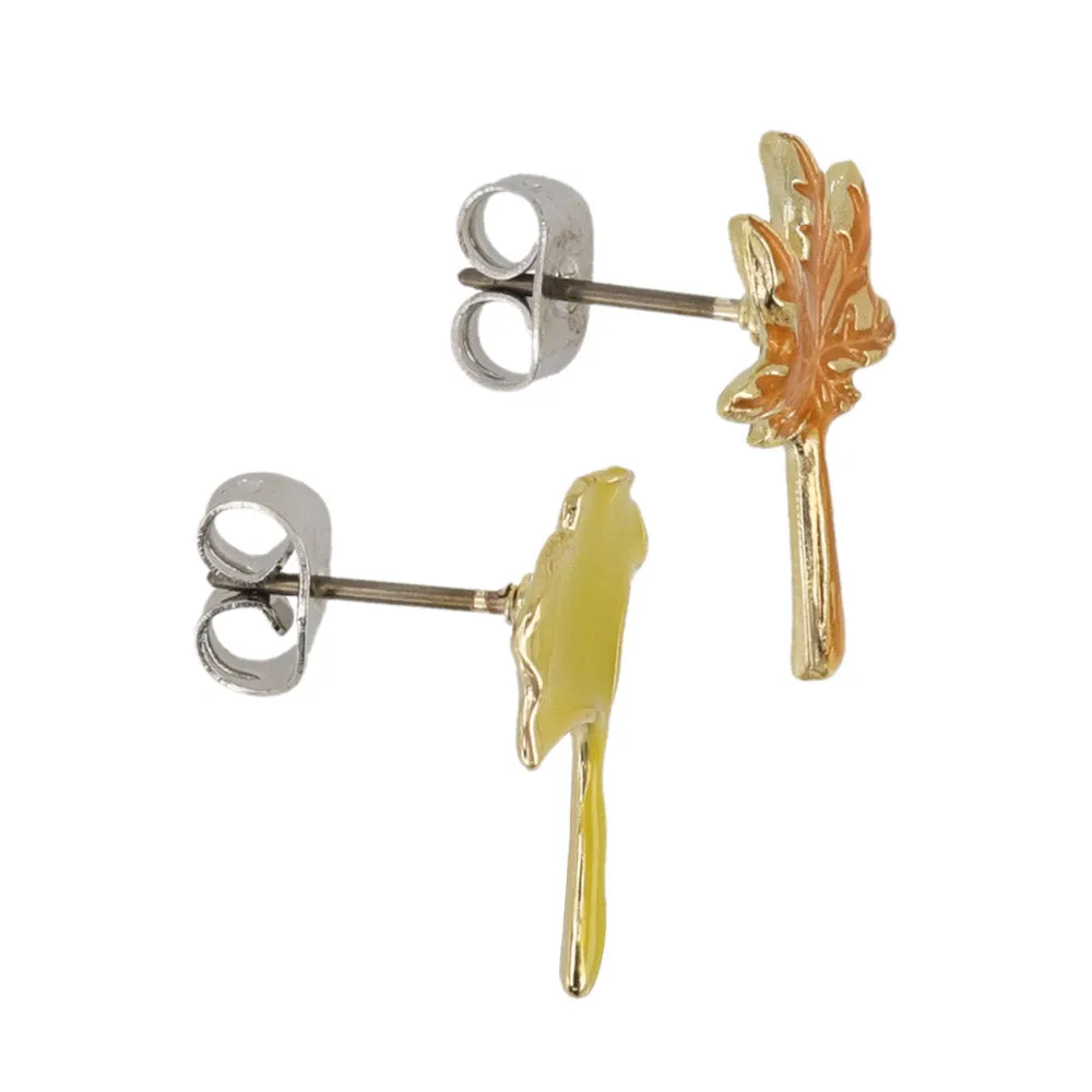 Momiji and Ginkgo Asymmetric Studs