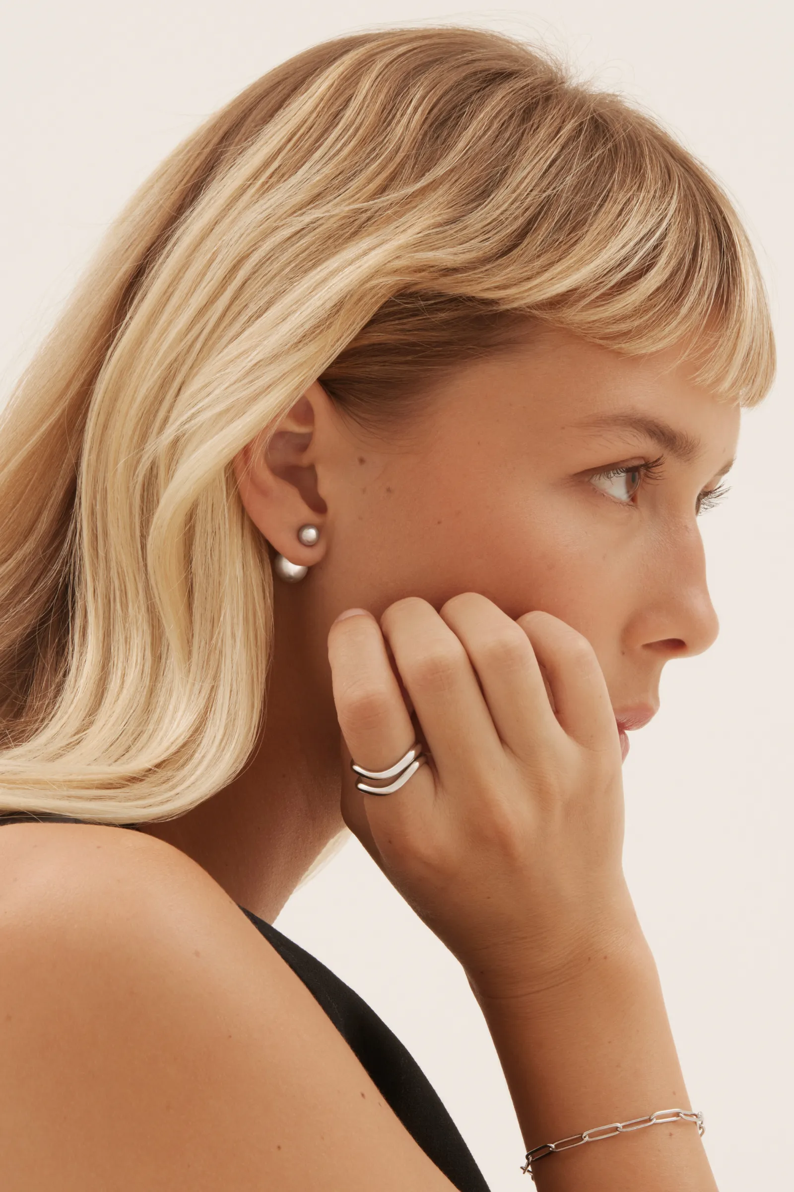 Montaigne Earrings - Silver